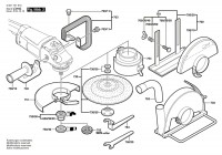 Bosch 0 601 751 913 Gws 20-180 J Angle Grinder 230 V / Eu Spare Parts